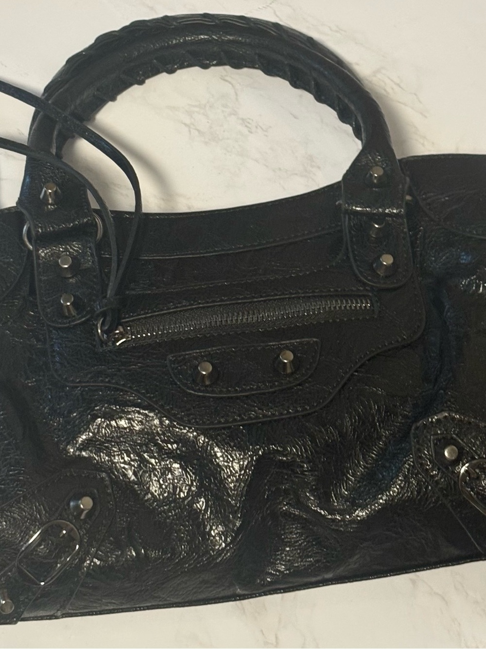Balenciaga City Bag Small Black Women's Leather Satchel - Sleek Everyday Handbag